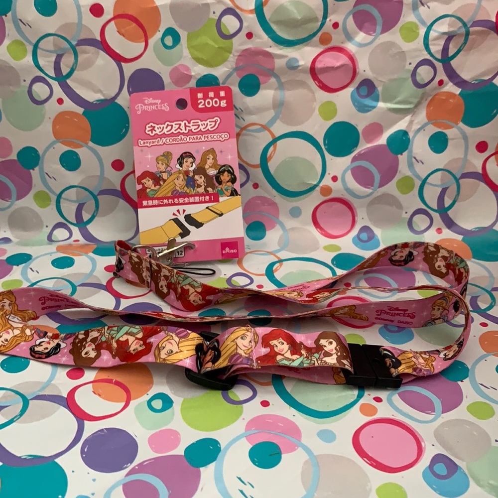 Disney princess lanyard
